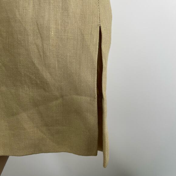 Gonzalo Comella Barcelona khaki midi button down skirt women's size 44 - Picture 7 of 13